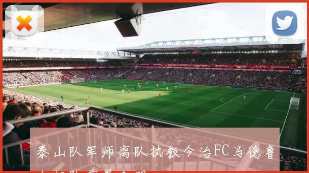 泰山队军师离队执教今治FC马德鲁加归队前景未明