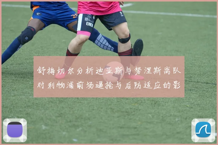 舒梅切尔分析迪亚斯与努涅斯离队对利物浦前场逼抢与后防适应的影响